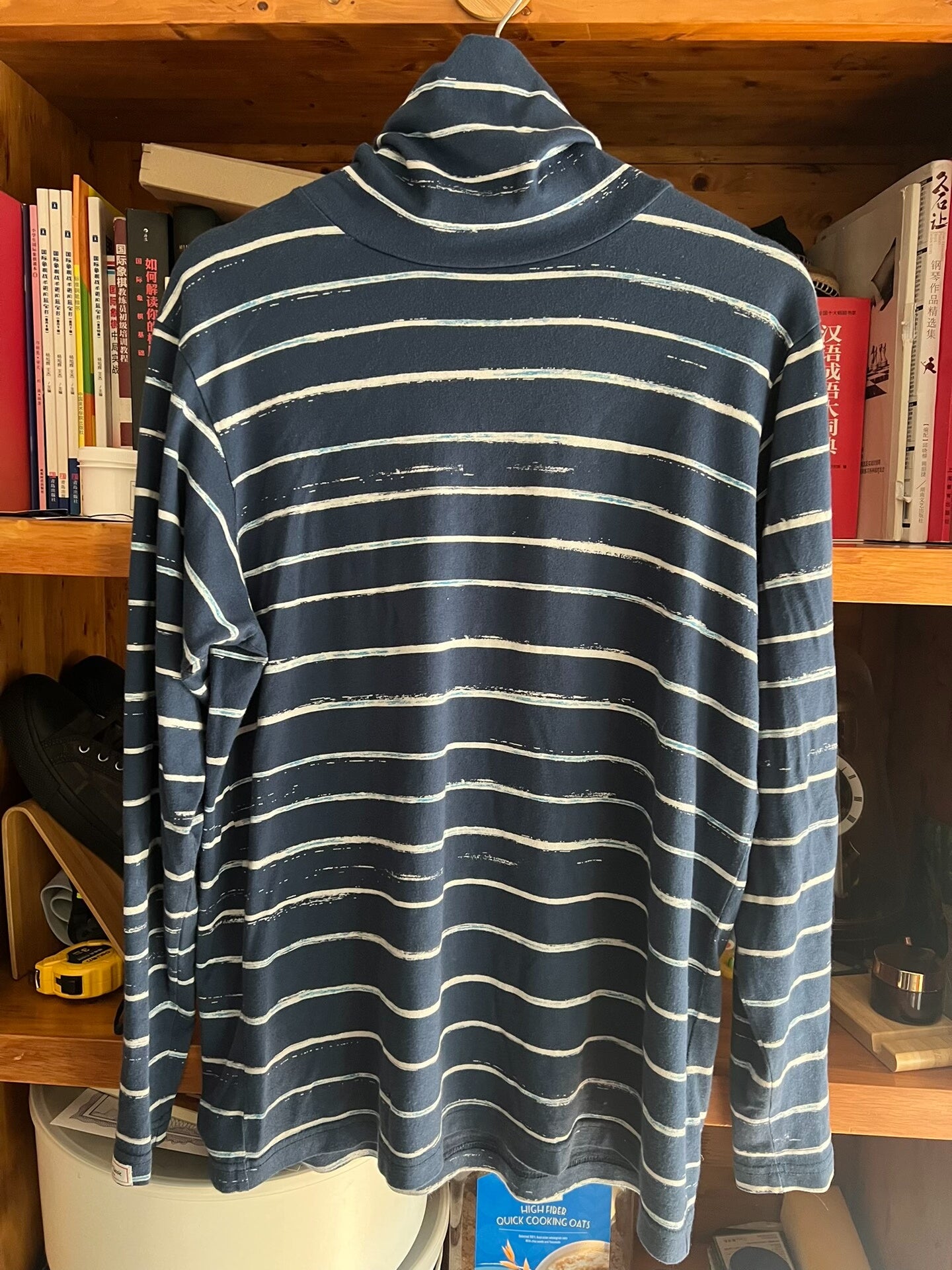 porter classic artist border turtleneck shirt