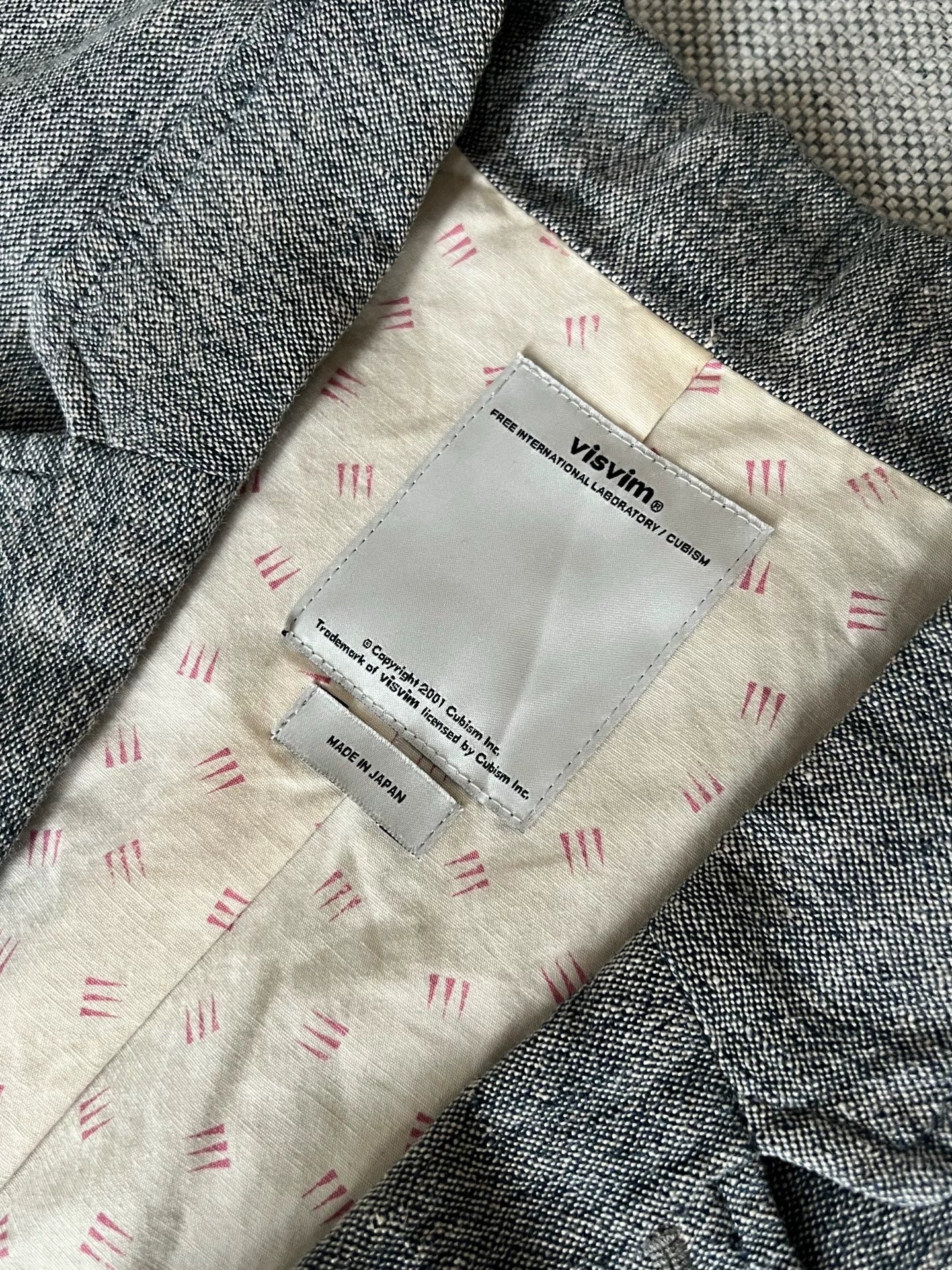 visvim Gray Blazer with Black Buttons