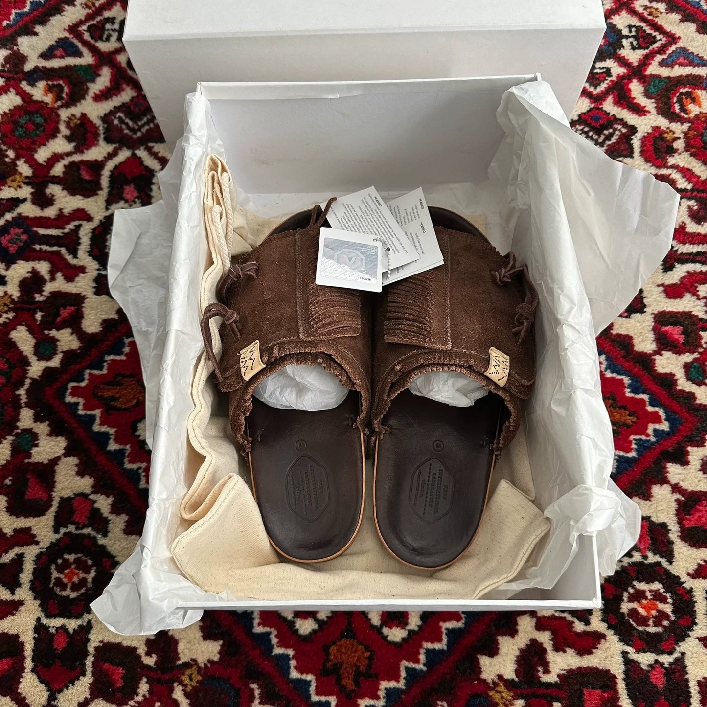 visvim shaman-folk sandals size M