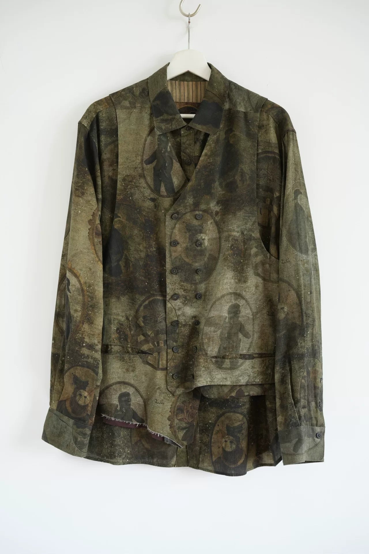 Ziggy Chen Double Layer Shirt 22aw