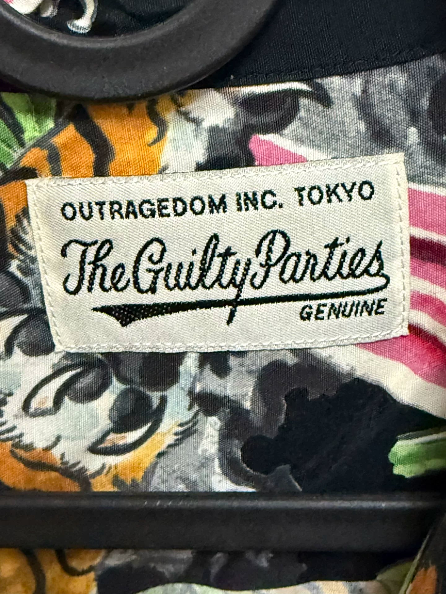WACKO MARIA x OUTRAGEDOM Tiger Shirt