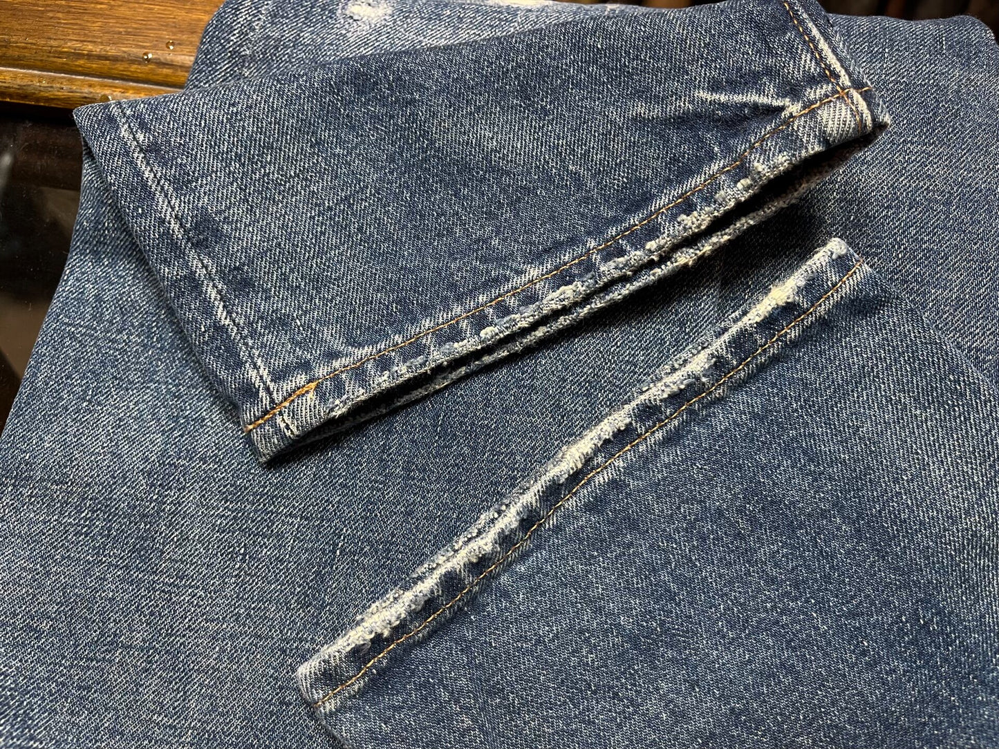 distressed rrl jeans by ralph lauren