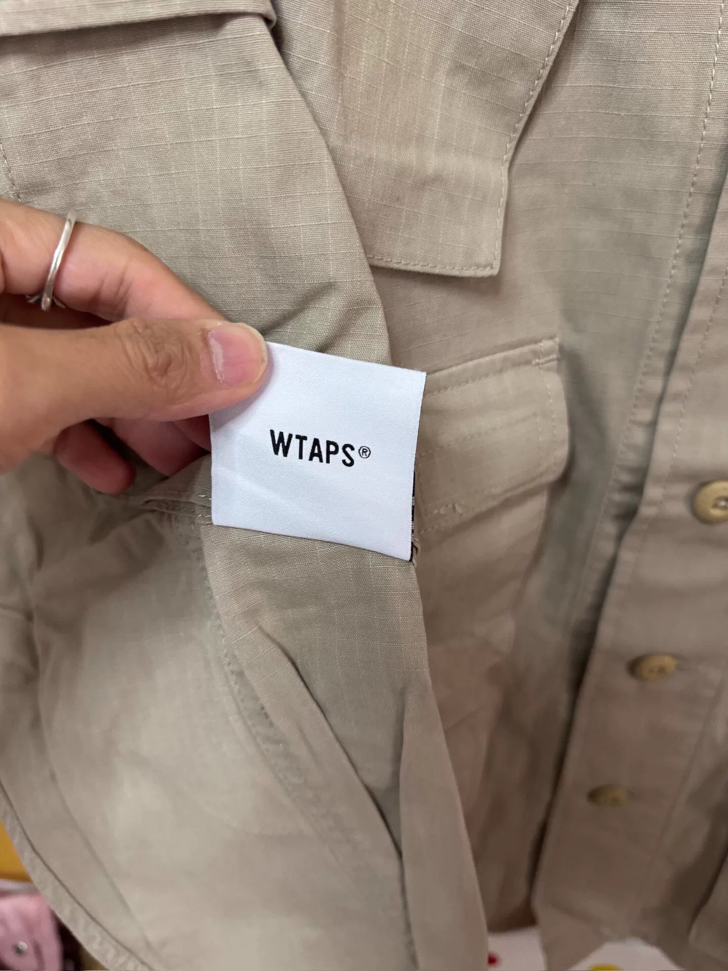 modular long sleeve cotton ripstop jacket