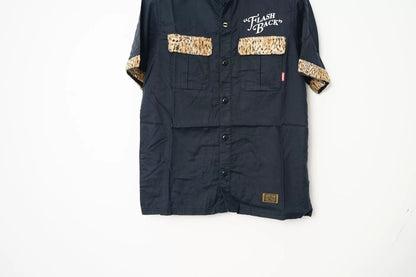 NEIGHBORHOOD Tiger Stripe Embroidered Short-Sleeve Shirt