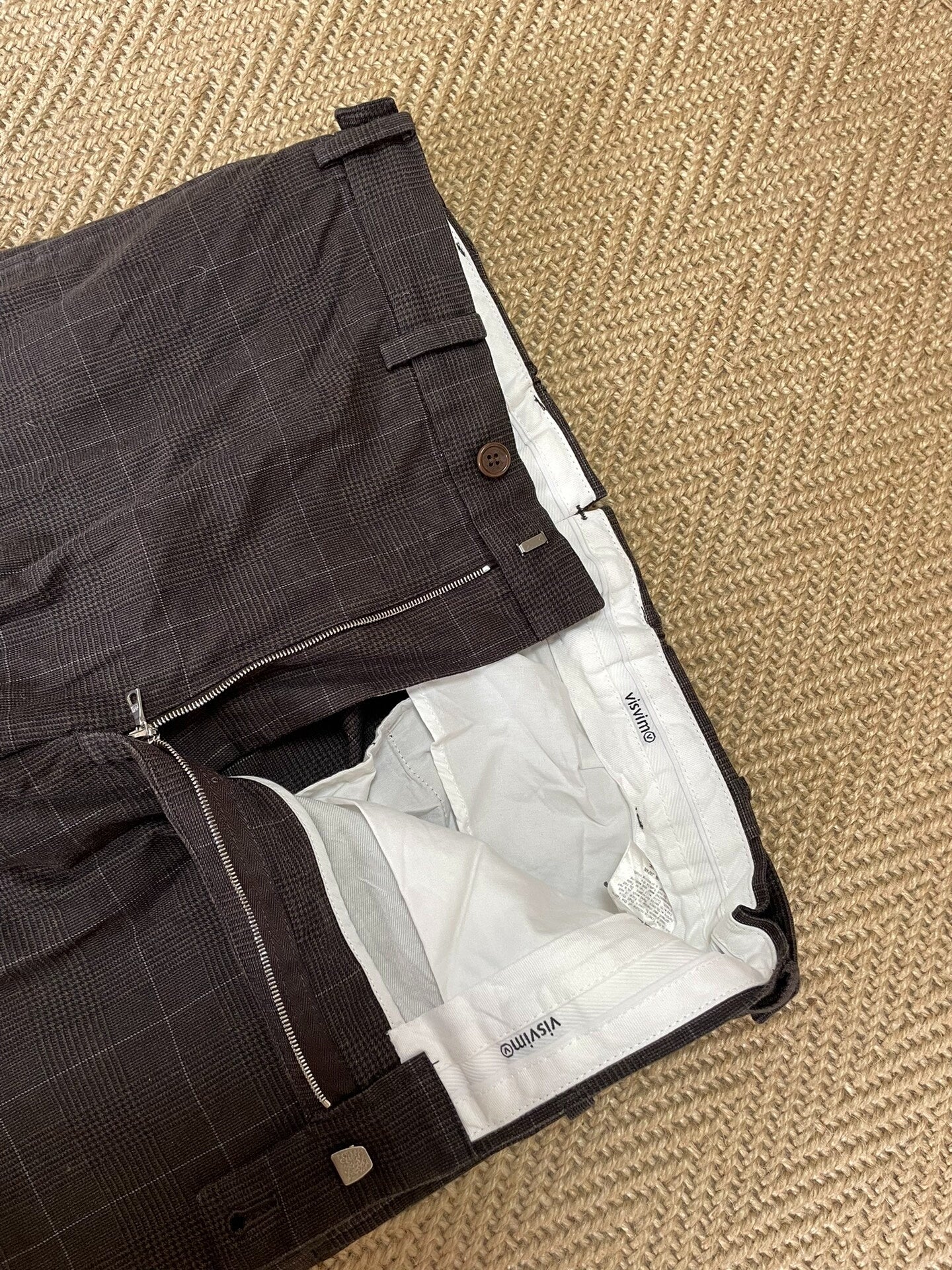 VISVIM High Water Check Slacks