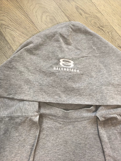 balenciaga double-ring short sleeve hoodie