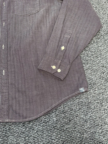 Visvim Gray Herringbone Shirt