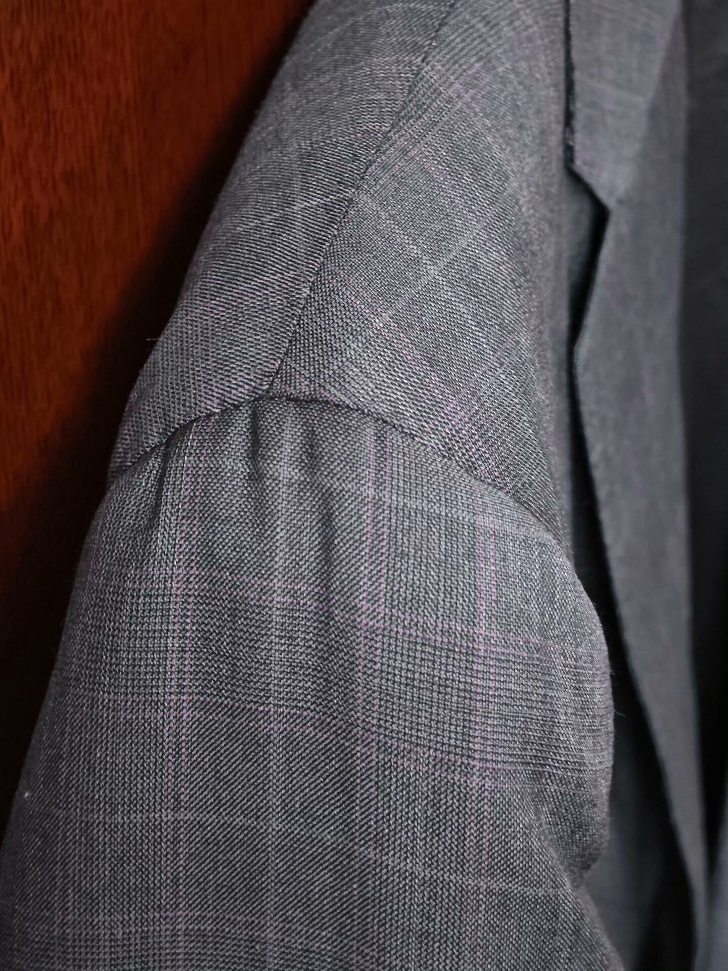 Zegna Gray Wool Blend Suit Jacket