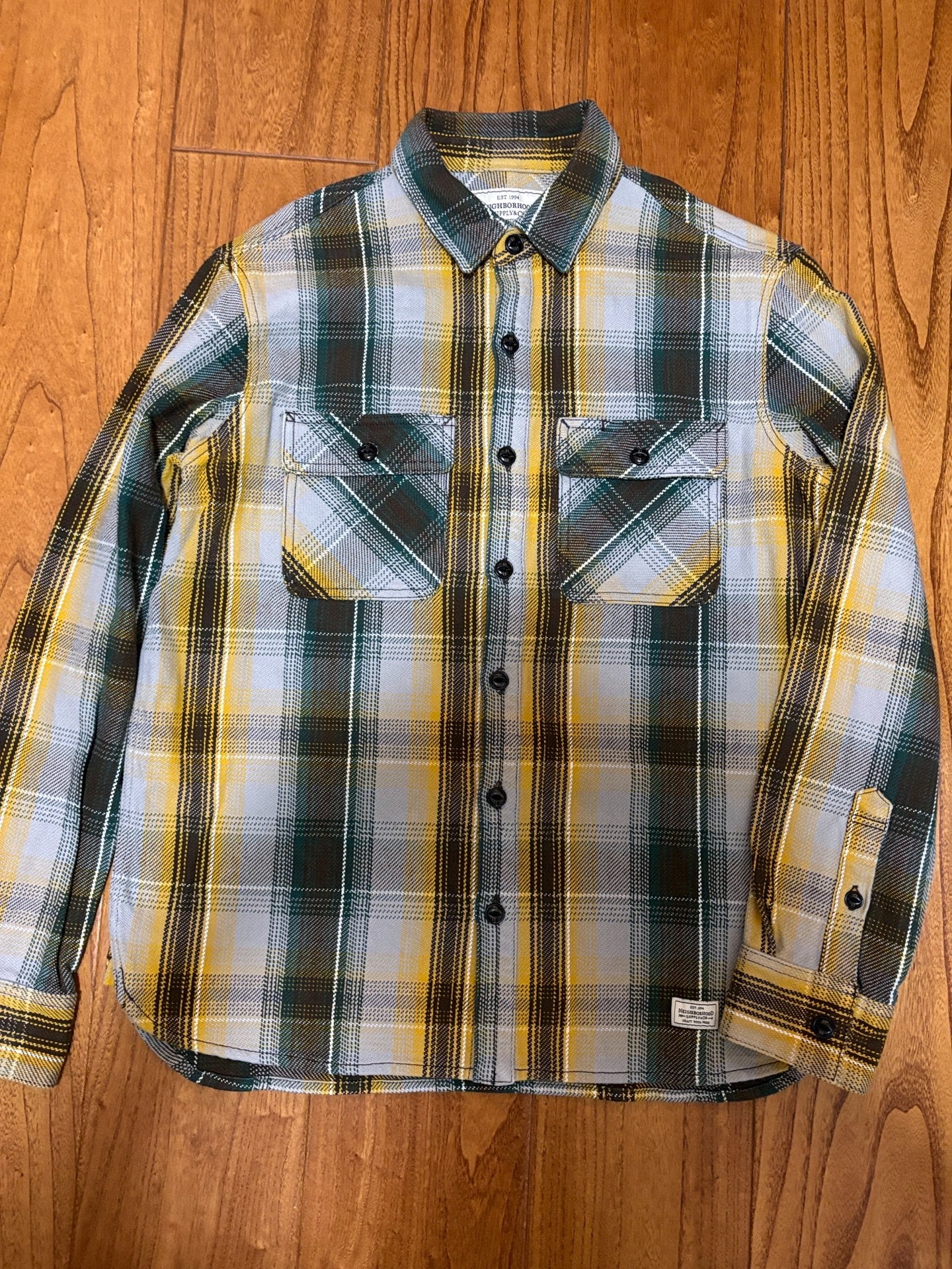 NEIGHBORHOOD CABELLA Checkered LS Shirt