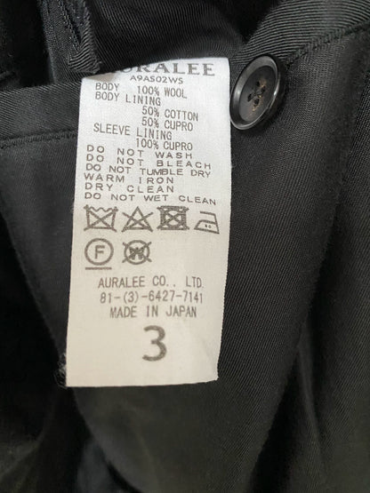 Auralee 19AW Wool Twill Jacket