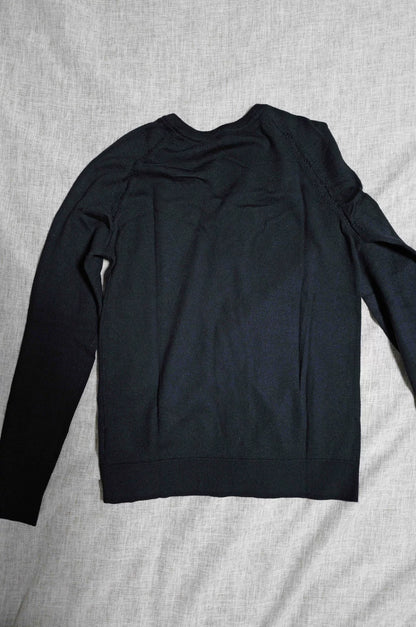 Dior Homme Black V-Neck Wool Sweater