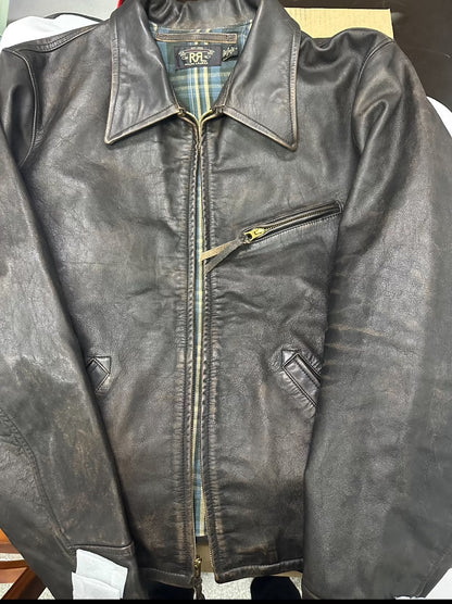 RRL 1930s Leather Jacket