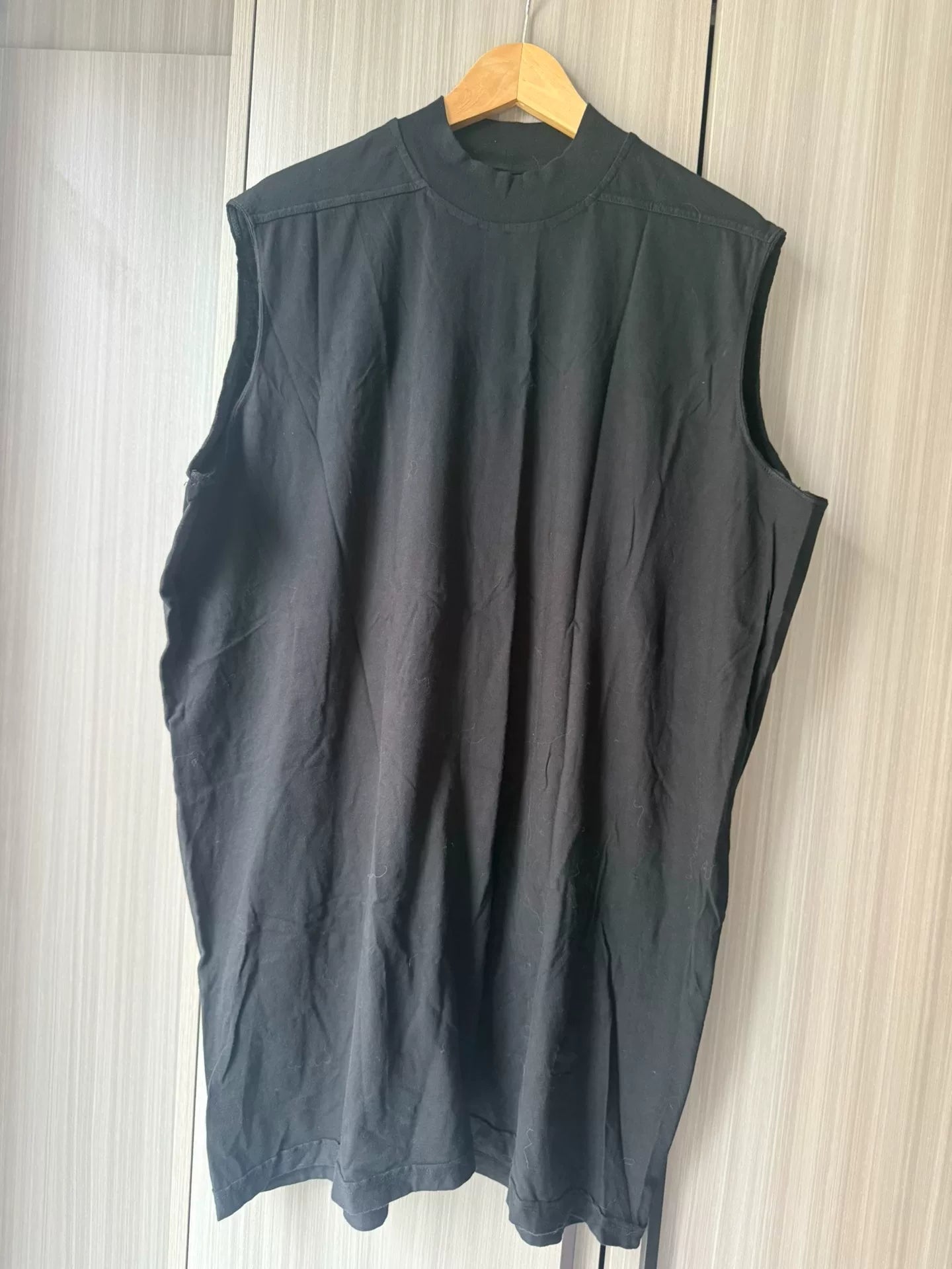 Rick Owens Black Tank Top Size M