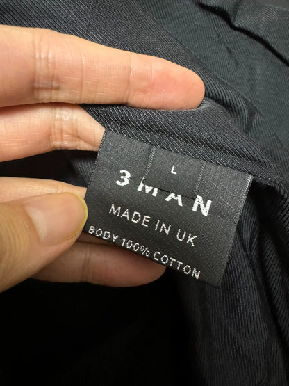 black bomber jacket with diagonal zipper