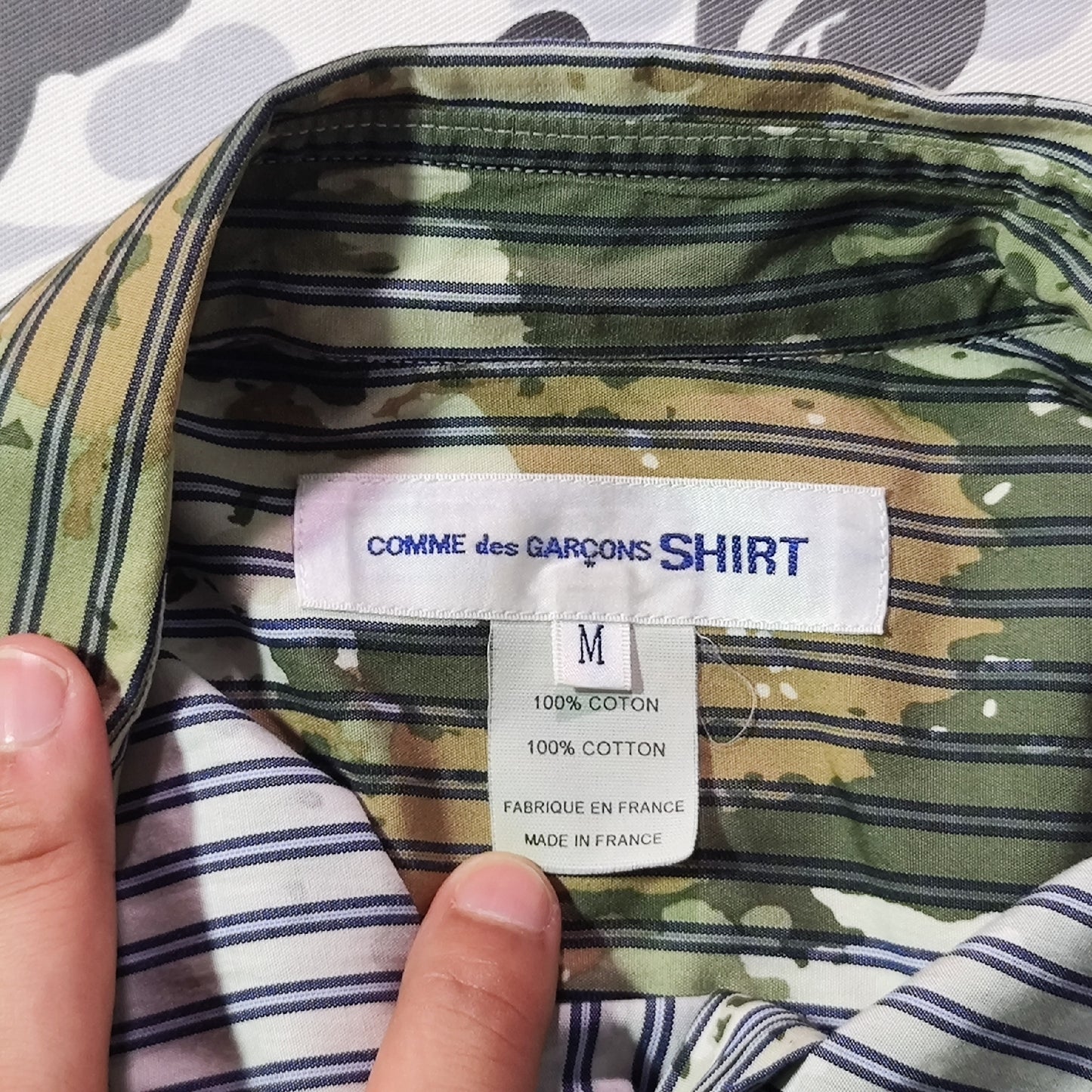 Comme des Garçons Patchwork Camouflage Shirt