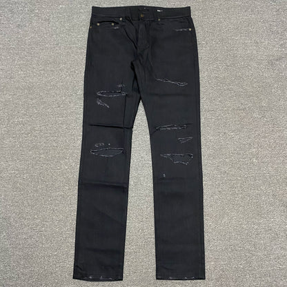 SAINT LAURENT 17SS Distressed Jeans
