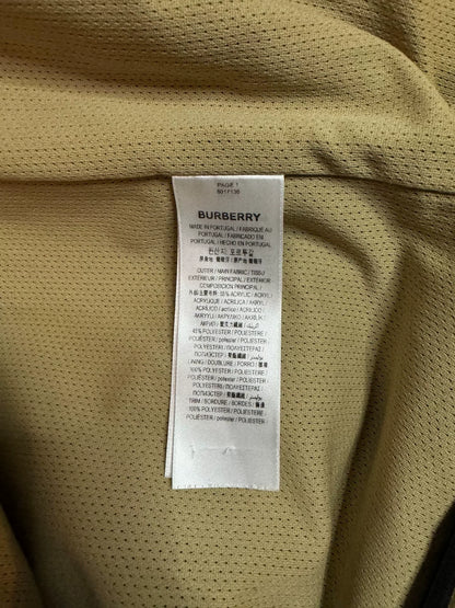 burberry teddy fleece jacket in medium