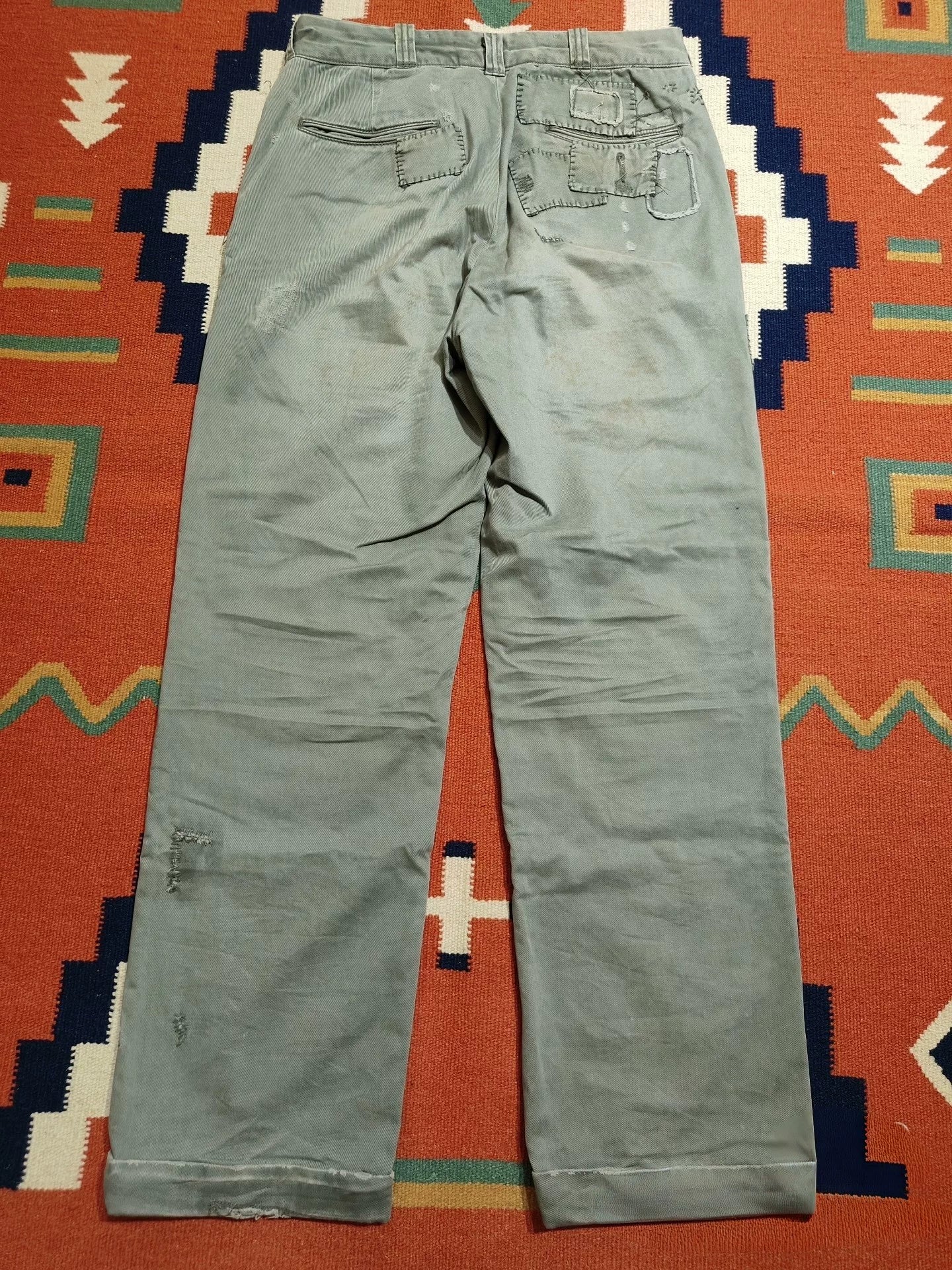 Vintage RRL Ralph Lauren Distressed Pants