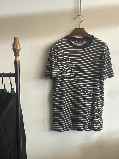 Alexander McQueen Short Sleeve Striped Top