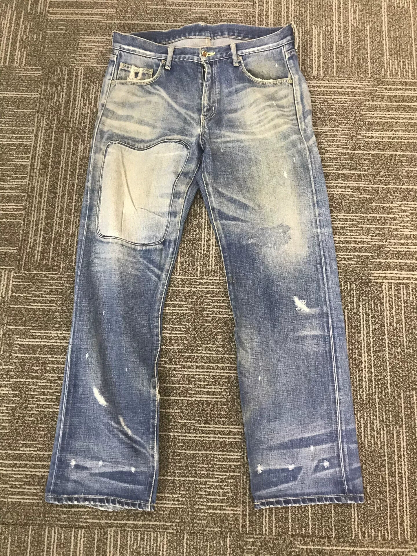 NBHD x Fragment Distressed Jeans