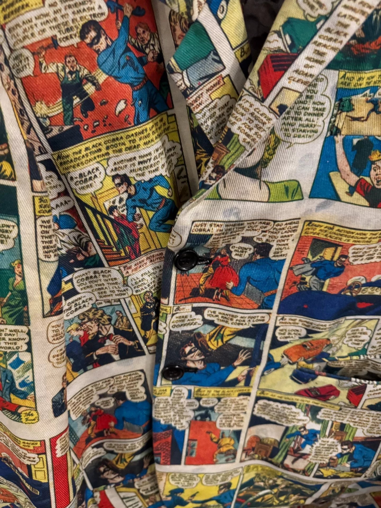 Comme des Garçons 02SS Comic Blazer