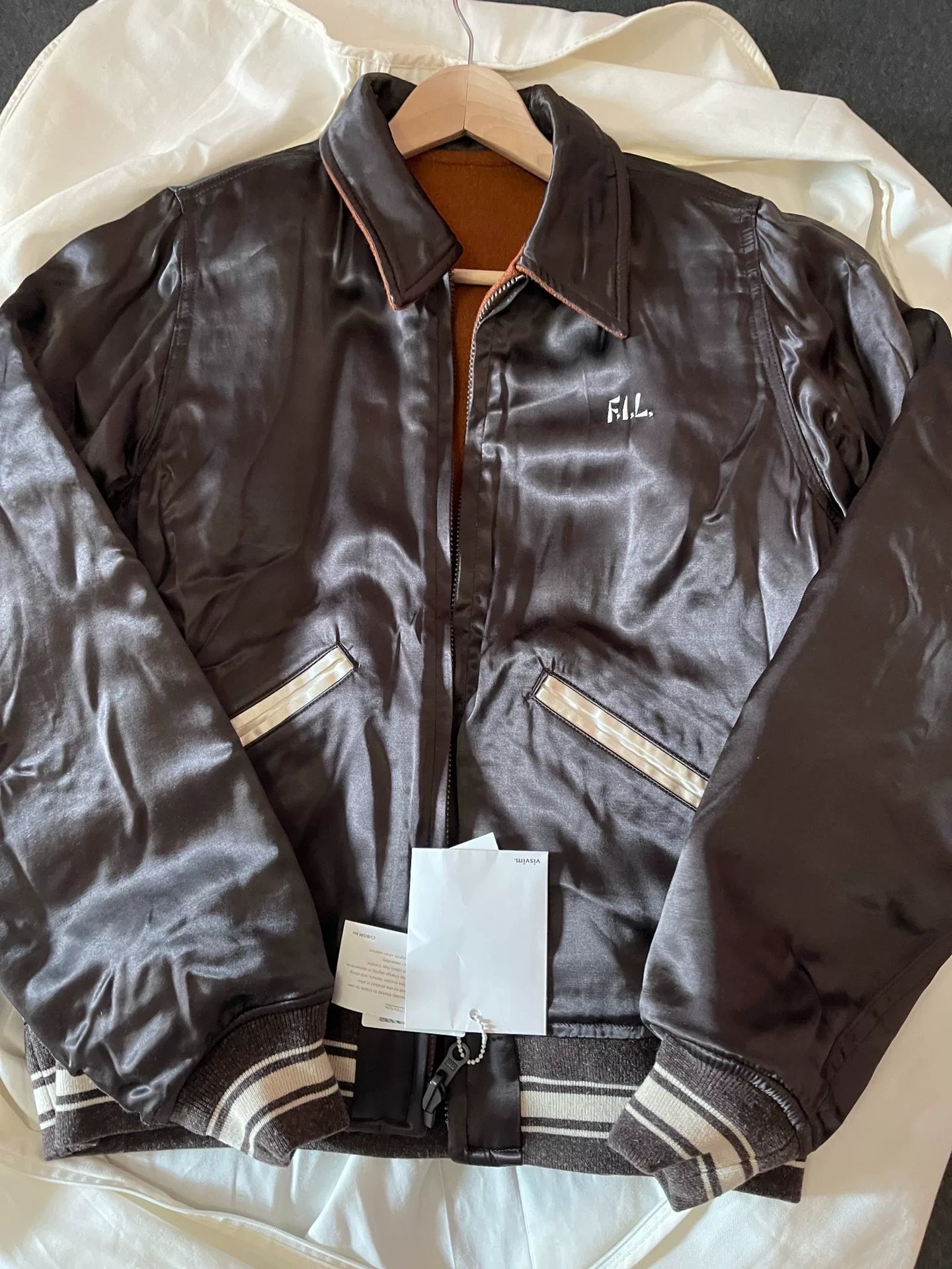 Visvim 18SS Satin Bomber Jacket