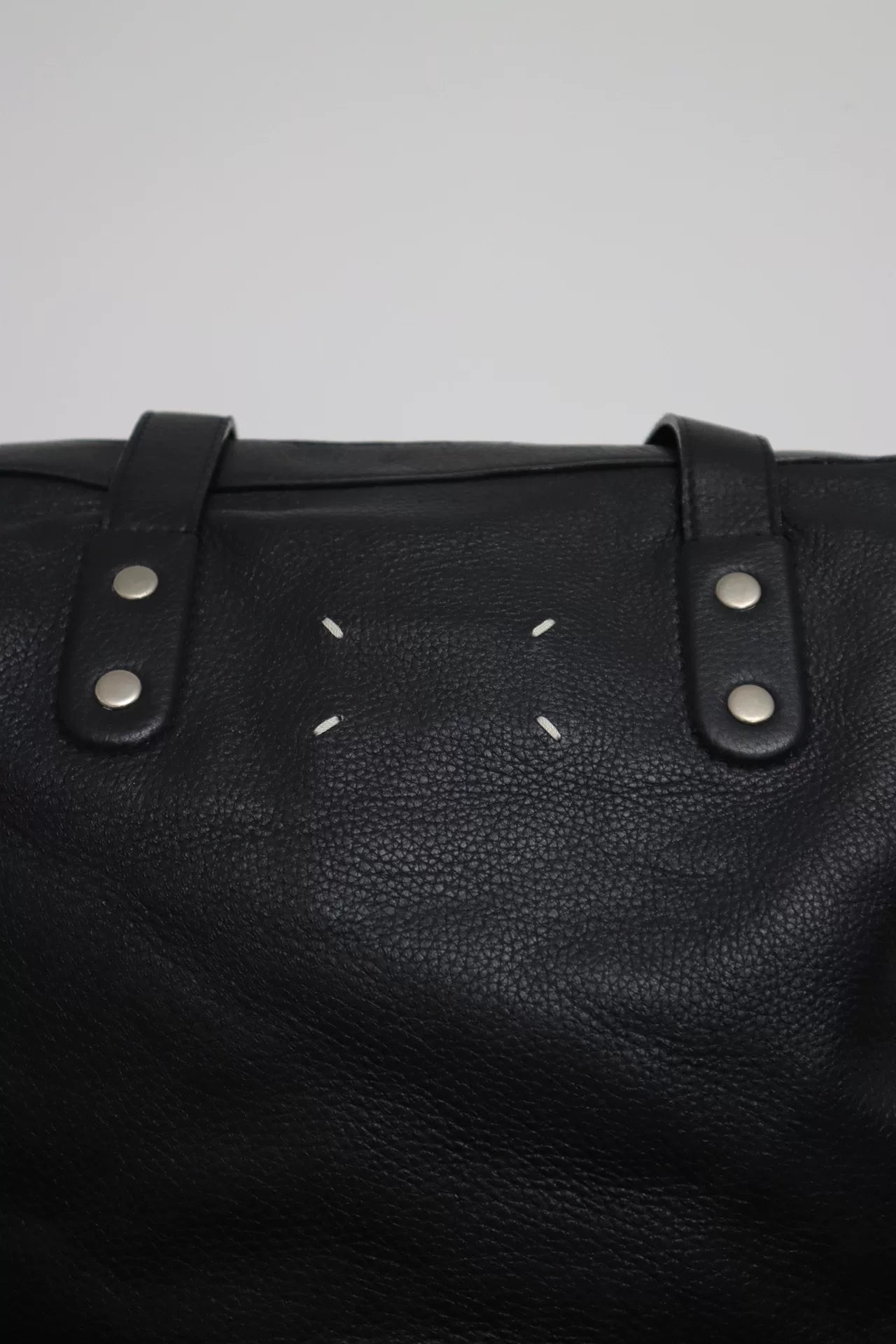 maison martin margiela leather briefcase