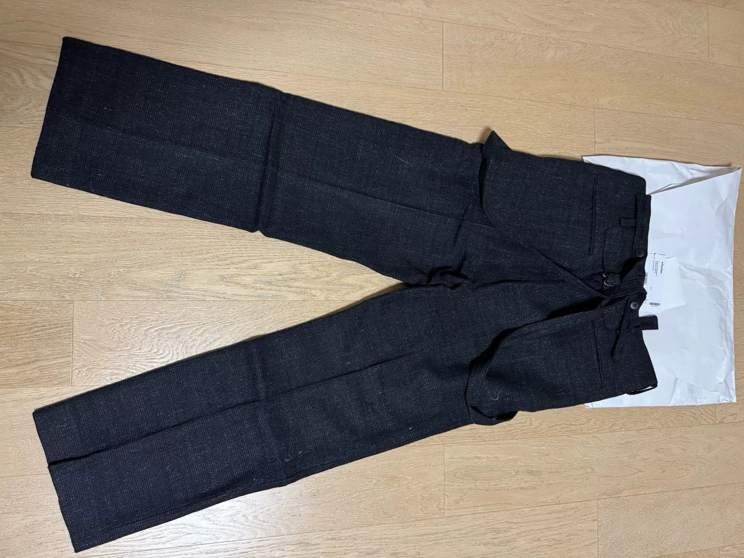 visvim 23AW Tupper Wool Suspender Pants
