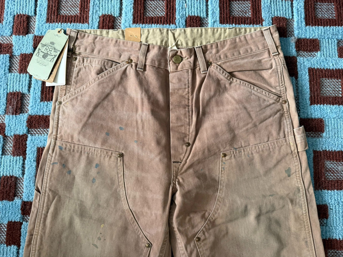 RRL Double Knee Canvas Carpenter Pants