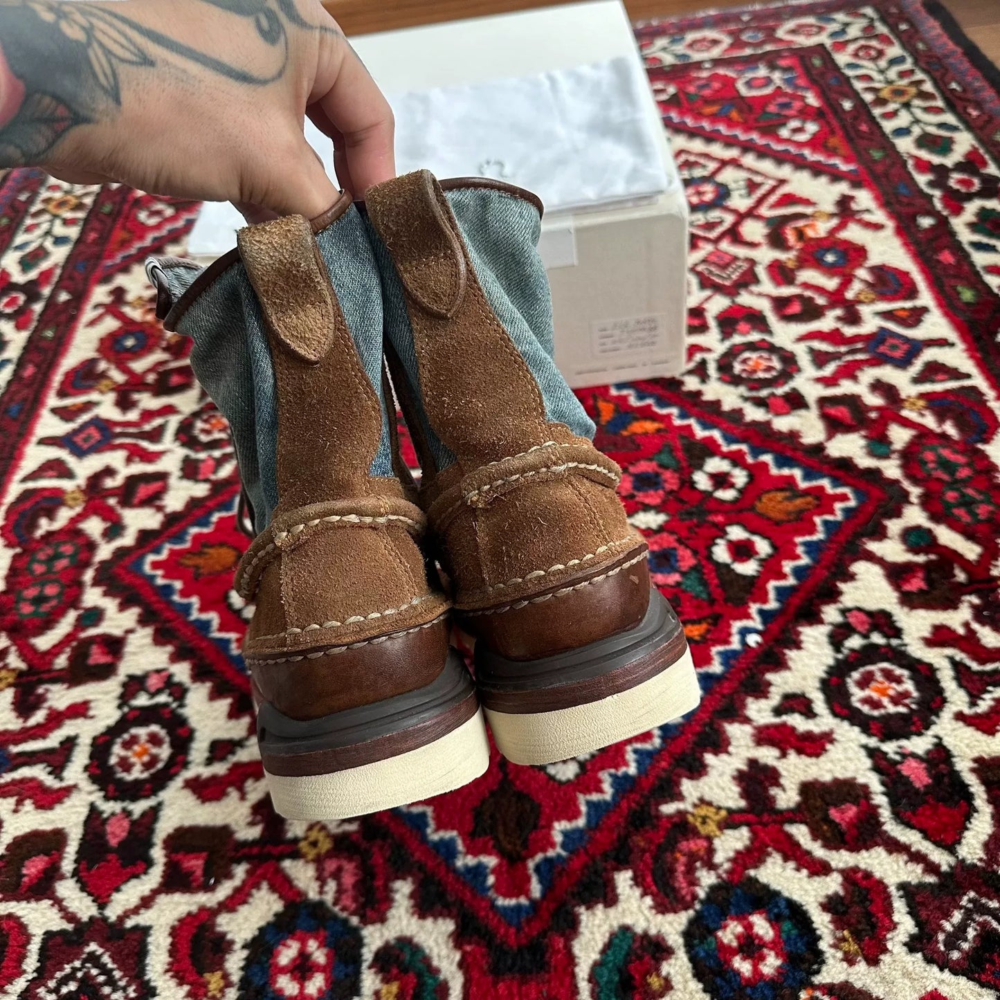 Visvim Grizzly Boots Size 9