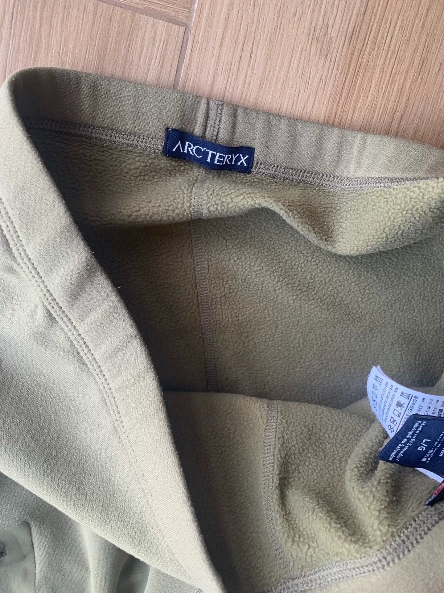 arcteryx leaf rho thermal pants size medium