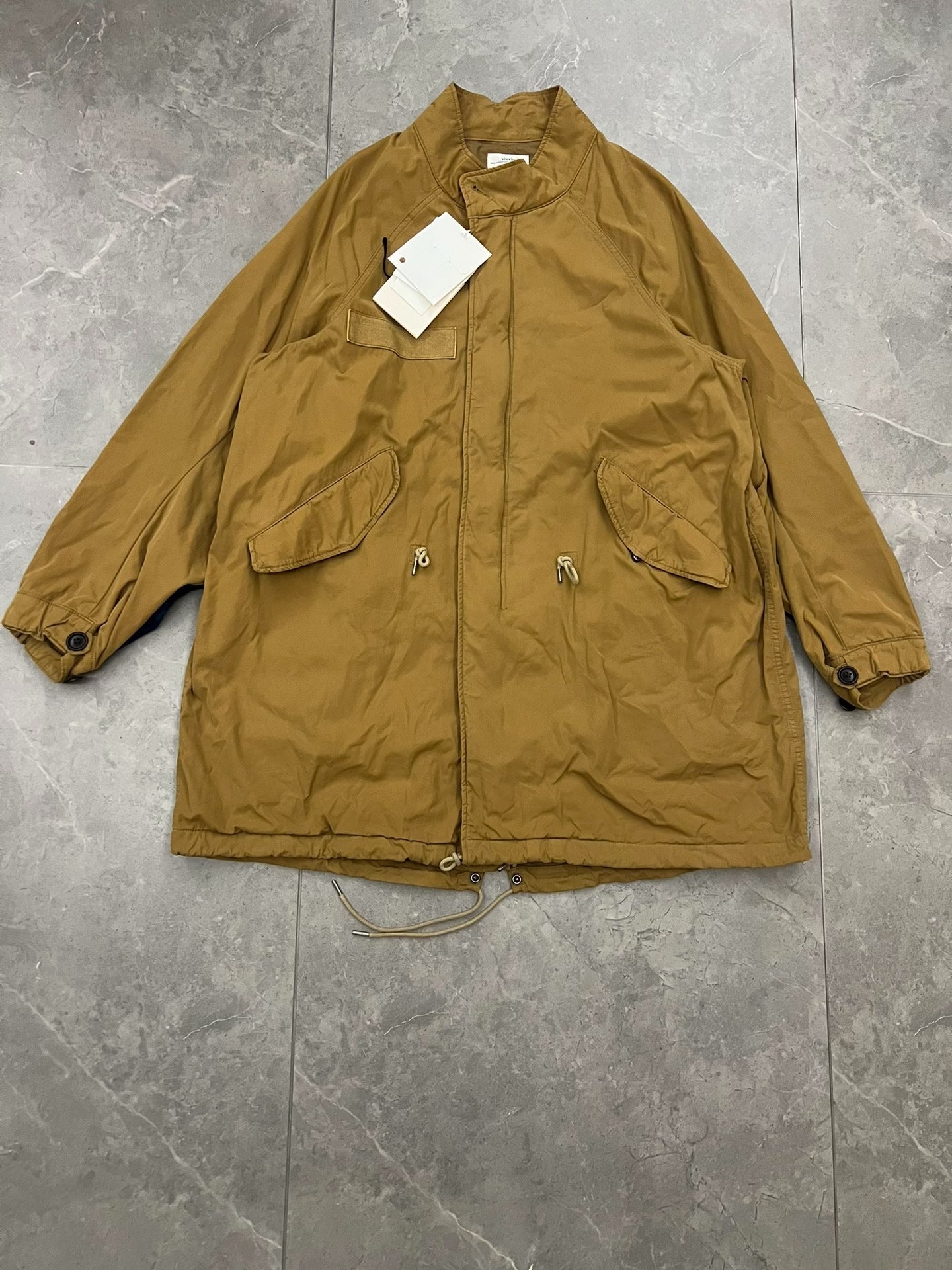 visvim 21SS Six Five Fishtail Parka Mustard