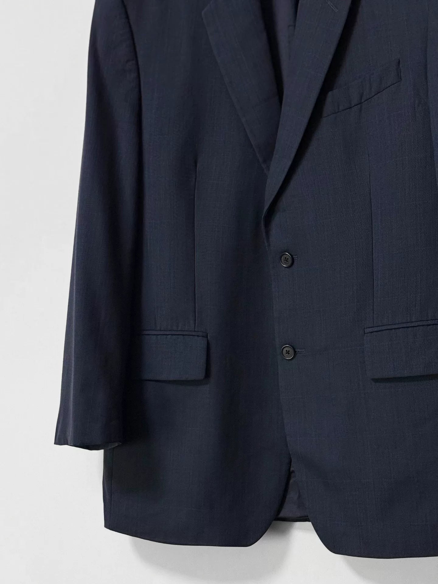 RALPH LAUREN Navy Stripe Casual Blazer