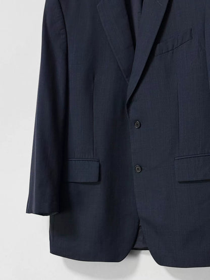 RALPH LAUREN Navy Stripe Casual Blazer