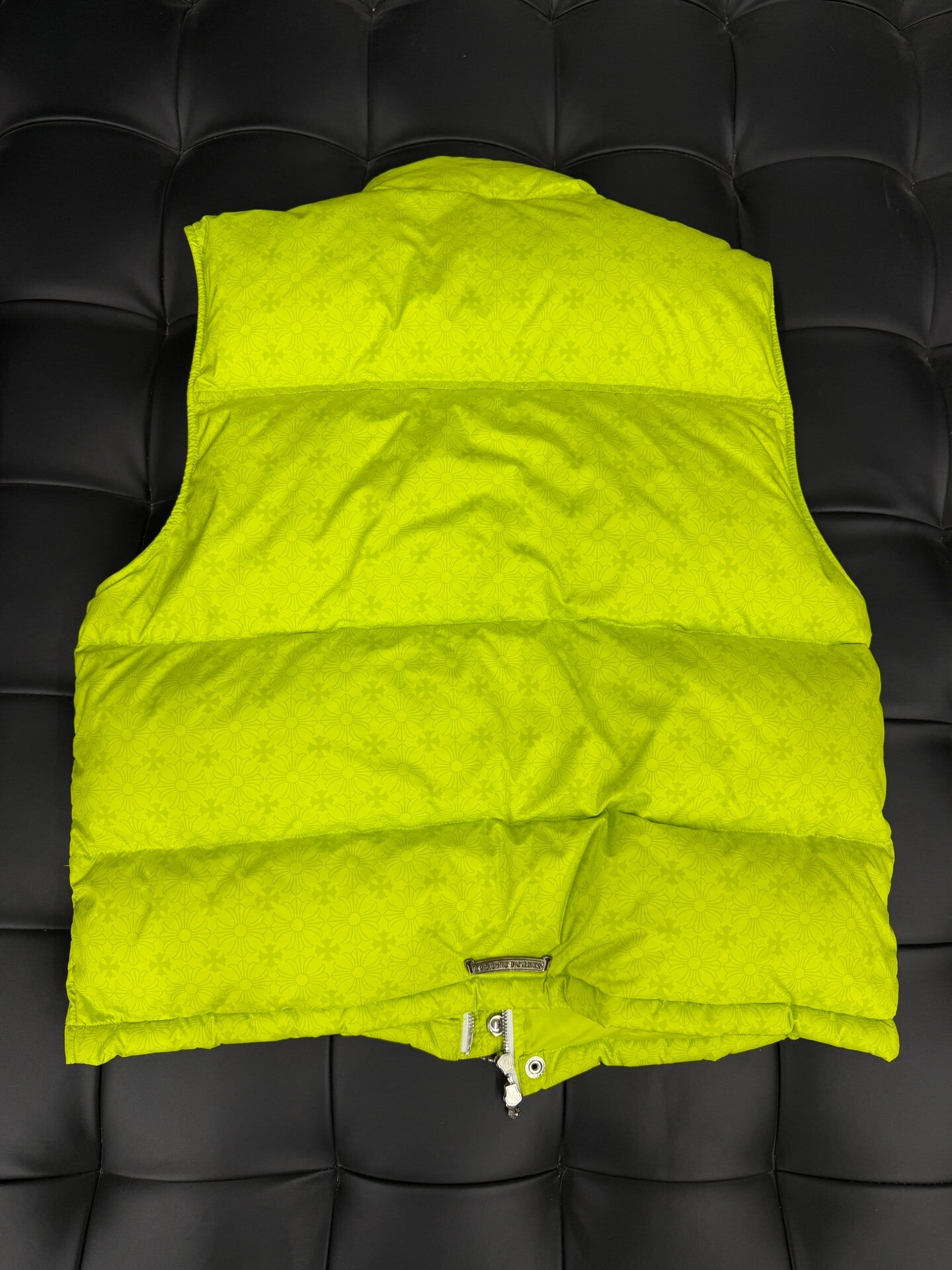 Chrome Hearts Green Vest with Dark Pattern