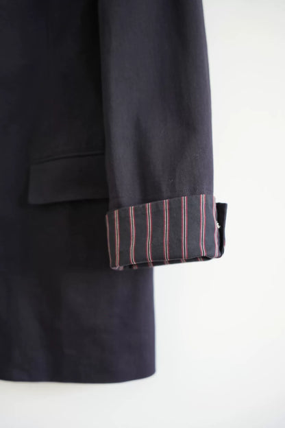 Yohji Yamamoto Striped Sleeve Blazer