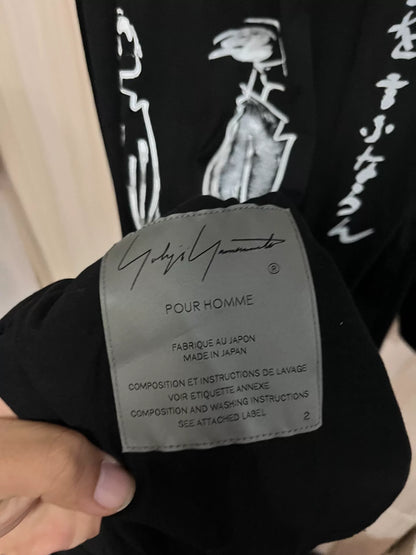 Yohji Yamamoto 25SS Printed Long Shirt