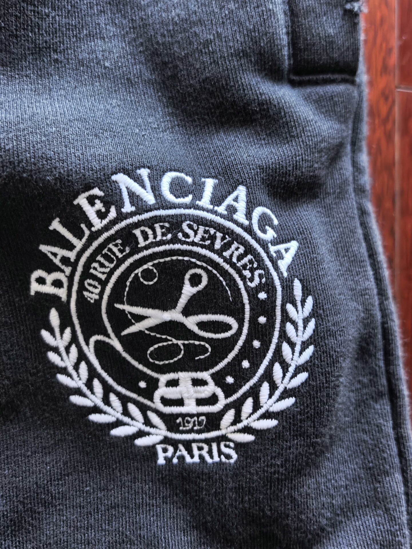 balenciaga gray sweatpants in medium size