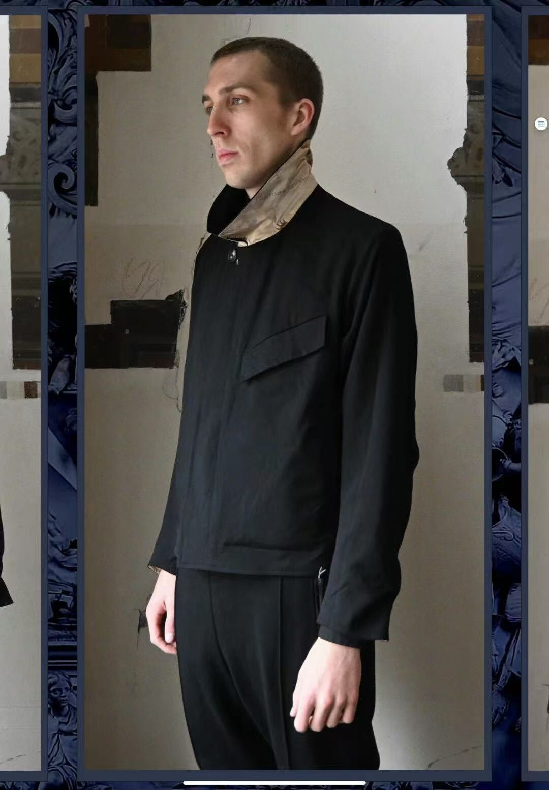 Geoffrey B Small Darklands Military Jacket