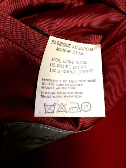 Yohji Yamamoto Archive Red Wool Blazer