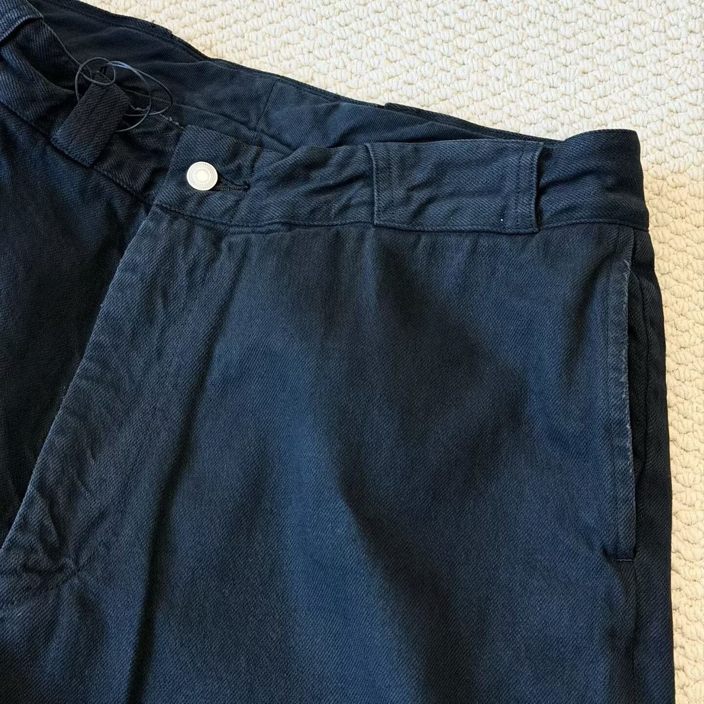 A.PRESSE Vintage Denim Work Pants