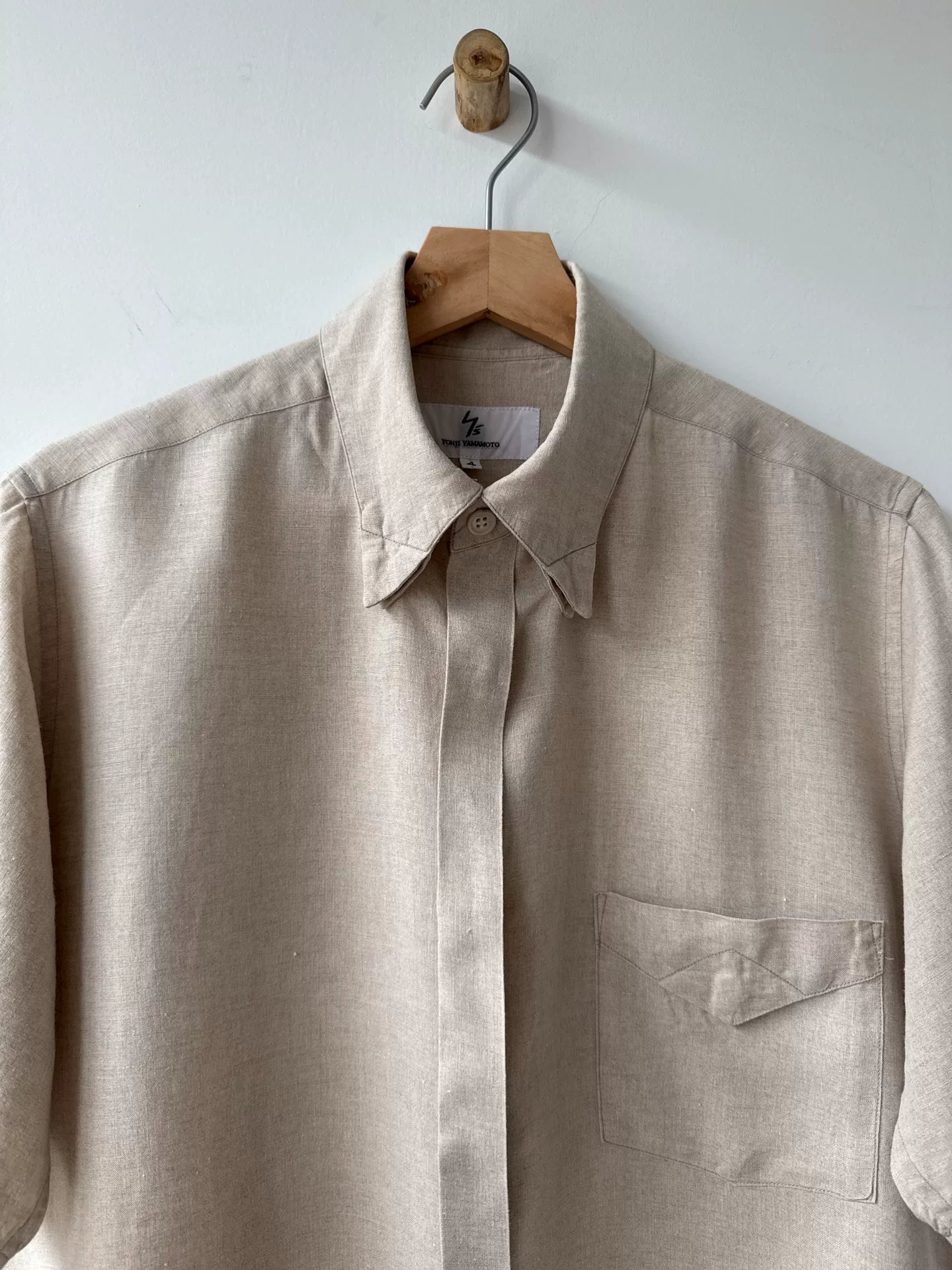 Yohji Yamamoto Y's Linen Short Sleeve Shirt