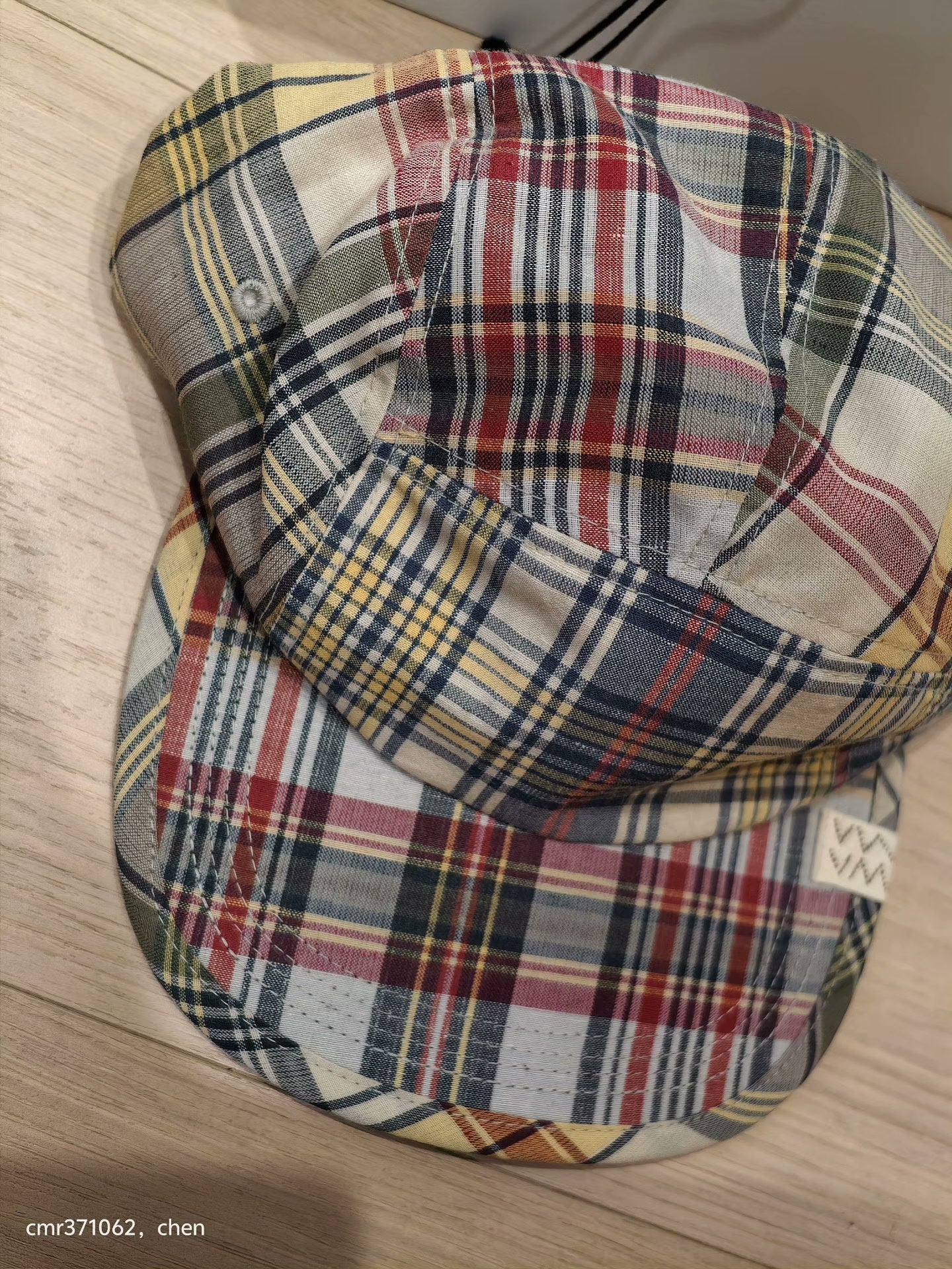 VISVIM 23SS CAMP CAP MADRAS