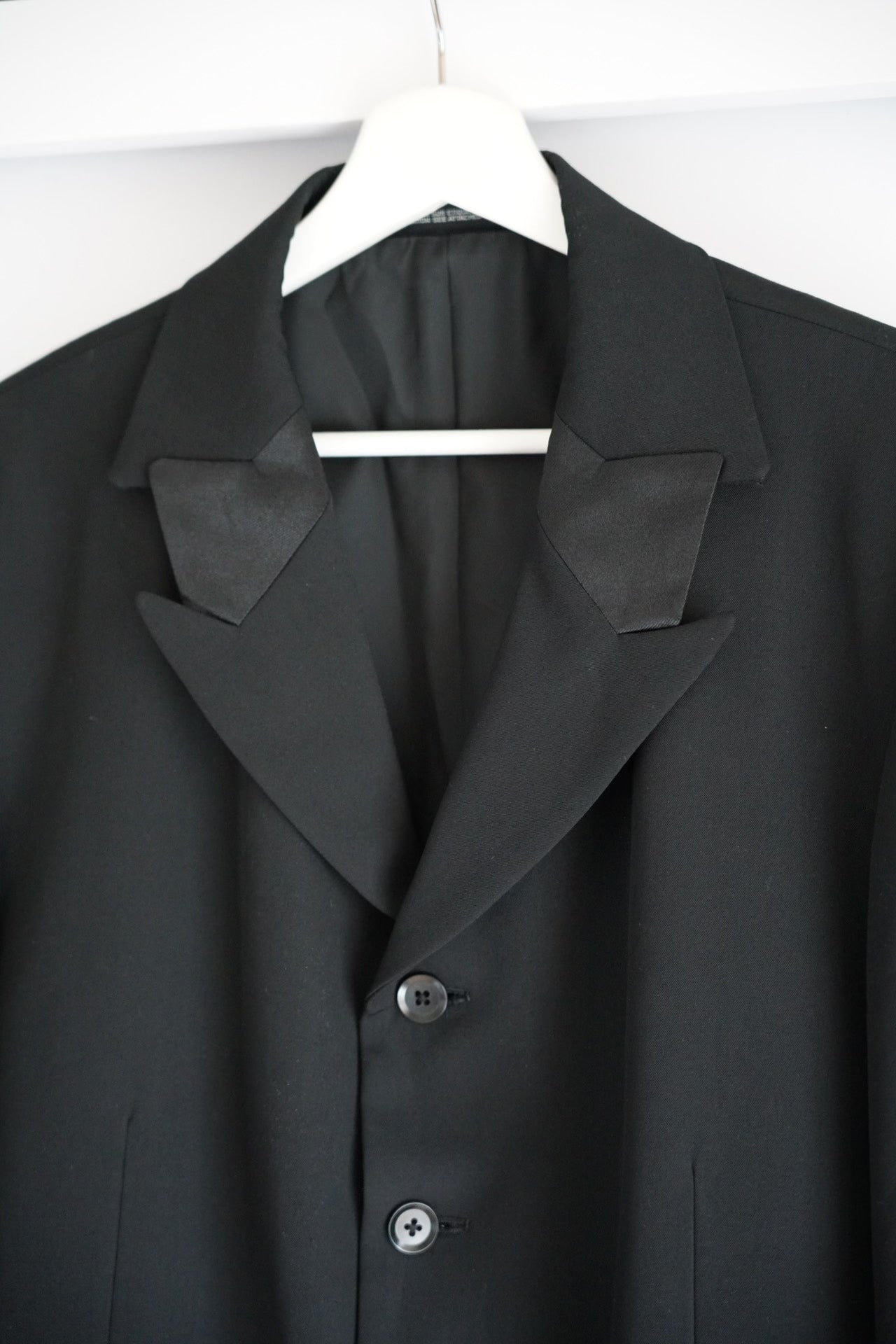 Yohji Yamamoto Black Wool Suit Jacket