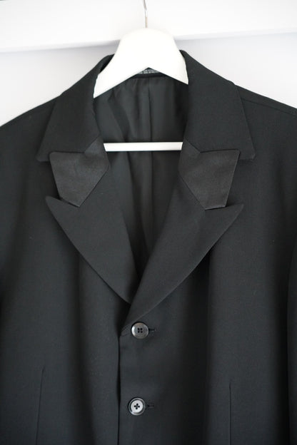 Yohji Yamamoto Black Wool Suit Jacket