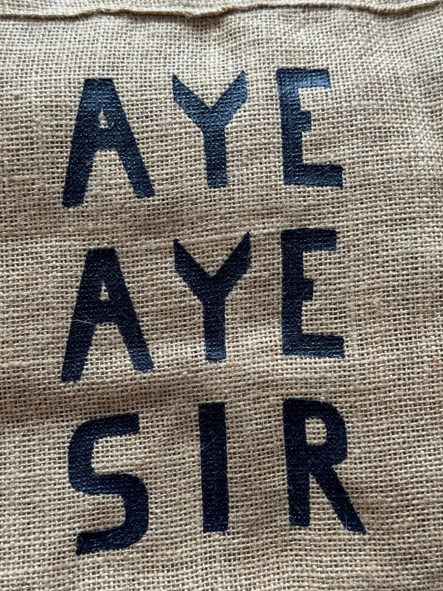 Kapital Ethnic Burlap Crossbody Bag