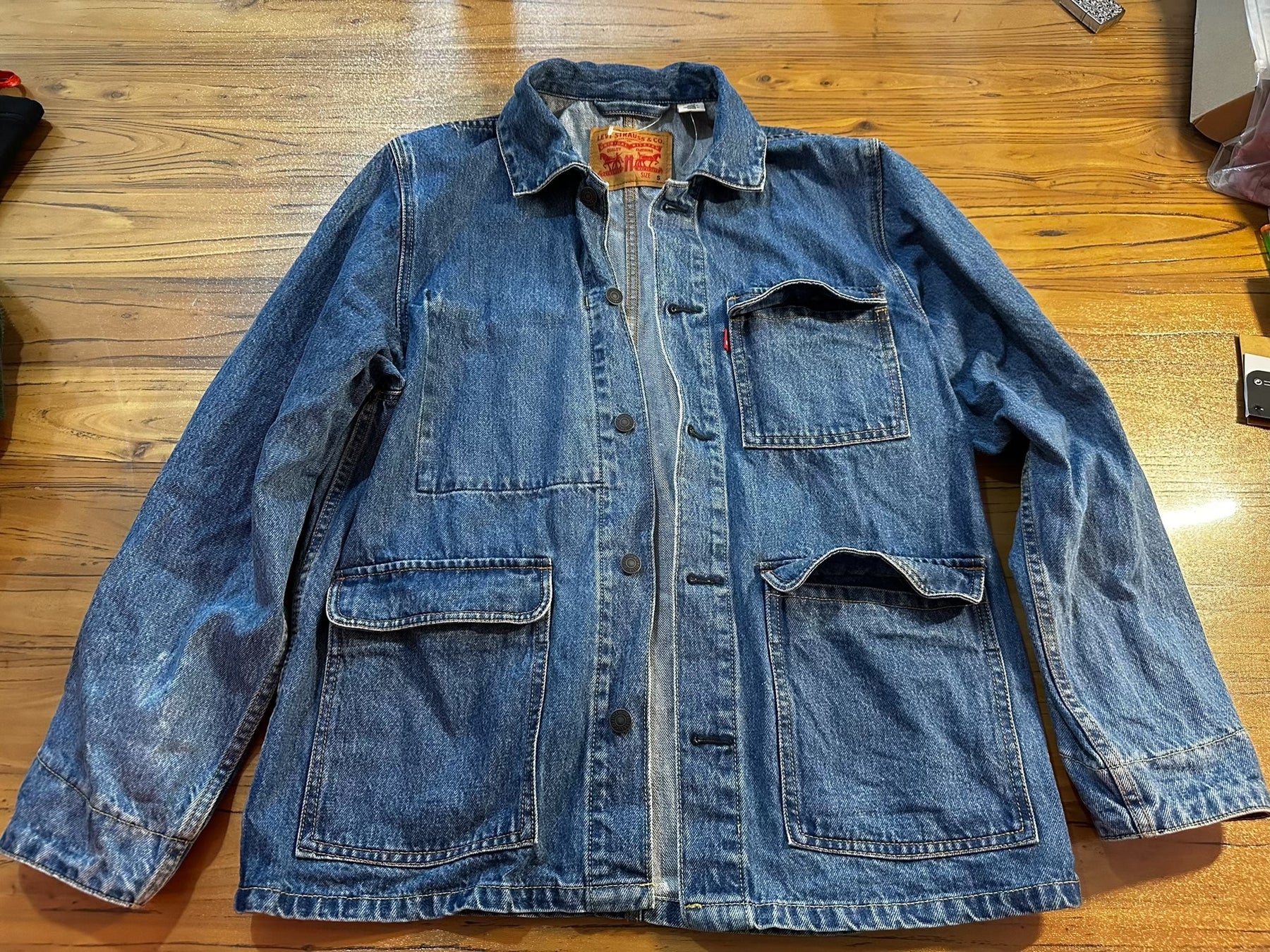 Vintage Levi's R Logo Denim Jacket