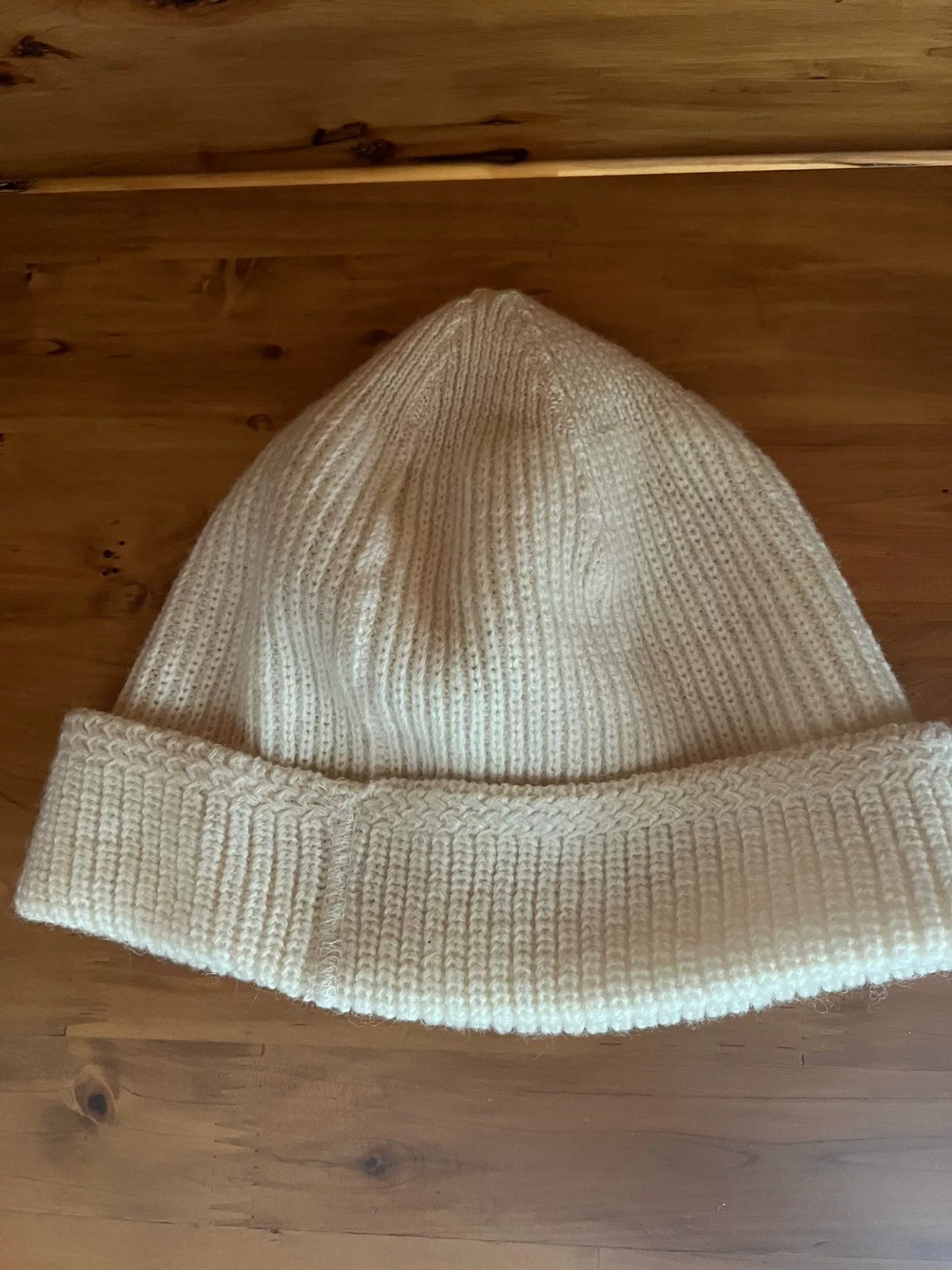 100% Wool Knit Beanie Hat for Sale