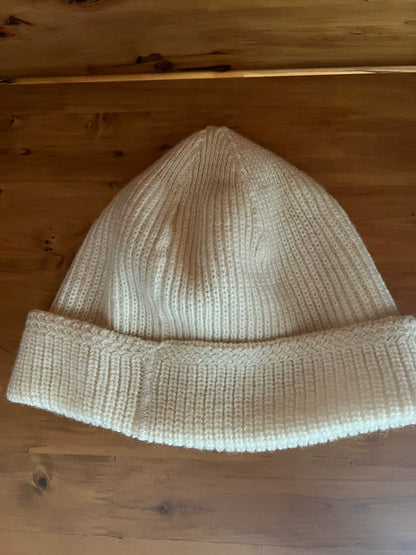 100% Wool Knit Beanie Hat for Sale
