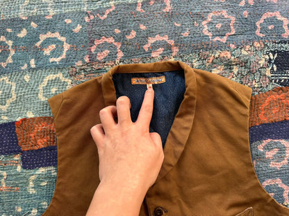 mister freedom work vest in brown color